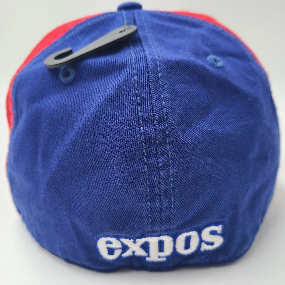 Montreal Expos Hat Fitted M 47 Brand Franchise White Blue Red MLB Pinwheel Men